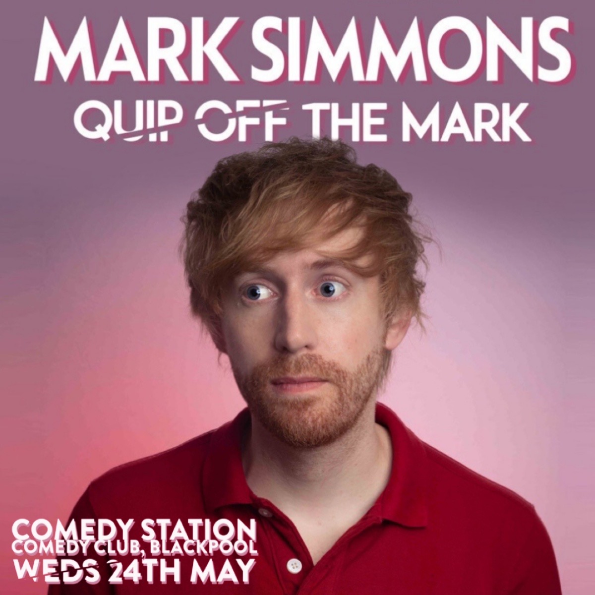 Mark Simmons Quip Off The Mark Blackpool Comedy Station Comedy Club