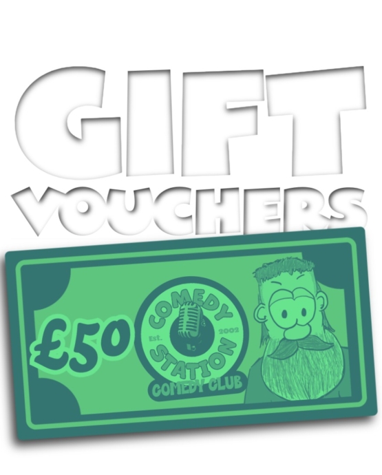 Comedy club gift vouchers