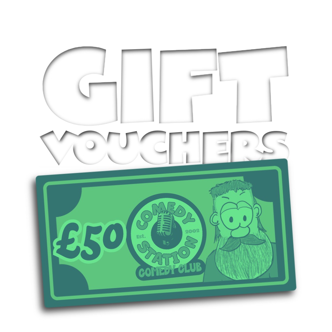 Comedy club gift vouchers